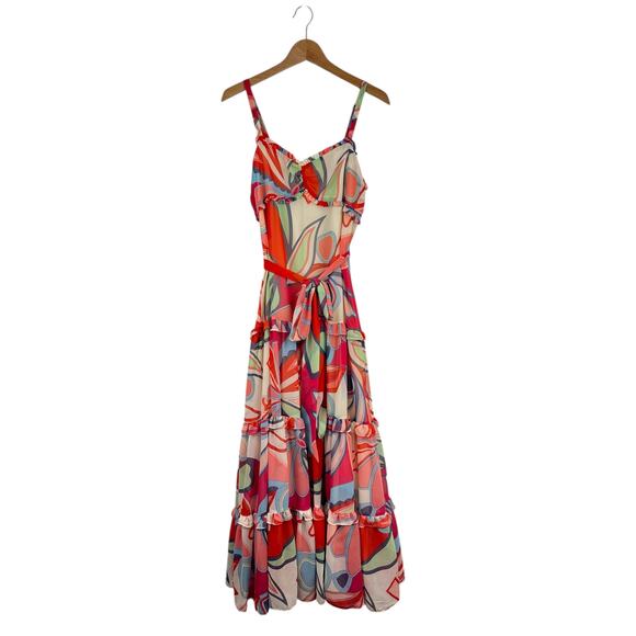 Alexis X Target Retro Floral Tiered Maxi Dress - Picture 2 of 8